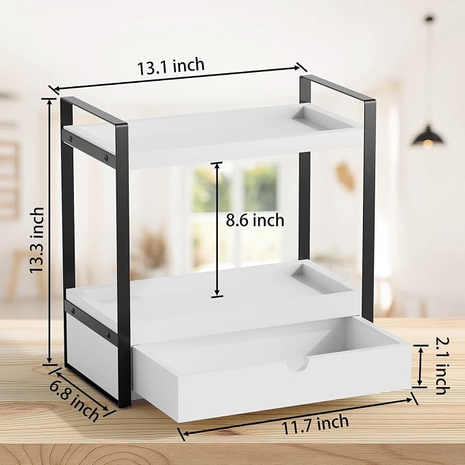 2-Tier Bathroom Organizer Countertop - Image 3