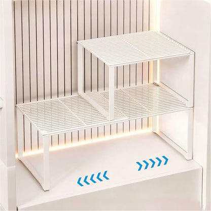 Extendable Metal Wire Shelf Organizer by HGZBS