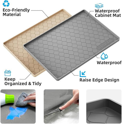 Silicone Under Sink Mat 28" x 19", kitchen Essentials and Gadgets, Shelf liner - Image 2