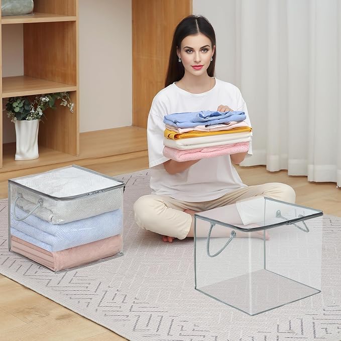 10 PCS Clear Zippered Storage Bags - Image 6