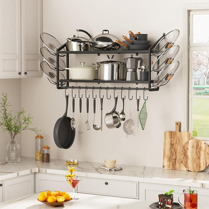 VOPEAK 30" Pot Rack Wall Mounted - Image 2