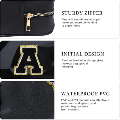 YOOLIFE Initial Make Up Bag Travel Toiletry Bag - Image 6