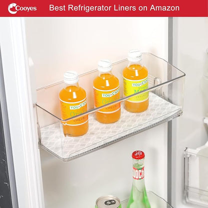 Cooyes Refrigerator Liners, Non-Slip Fridge Liners Washable, Absorbent - Image 9