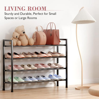 Bumusty 4-Tier Expandable Shoe Rack - Image 5