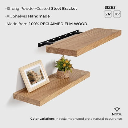 Axeman Floating Shelves for Wall, Wall Mounted Display Shelving - Image 5