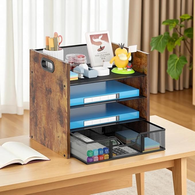 Wood Desk Organizer - Image 6