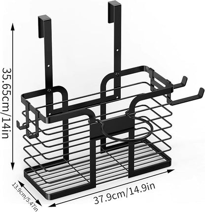 YIGII Hair Dryer Holder, 3 in 1 Hair Tools Organizer Blow Dryer Holder - Image 9