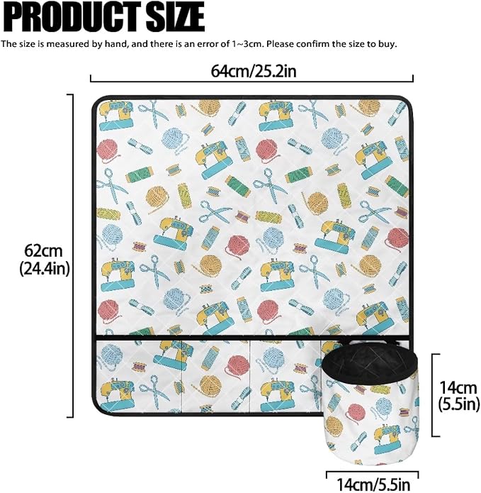 Sewing Machine Print Sewing Machine Mat Waterproof Sewing Machine Carrying Pad - Image 4