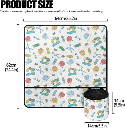 Sewing Machine Print Sewing Machine Mat Waterproof Sewing Machine Carrying Pad - Image 4