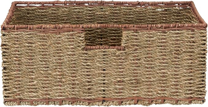 Household Essentials 5 Drawer Seagrass Wicker Storage Tower - Image 7