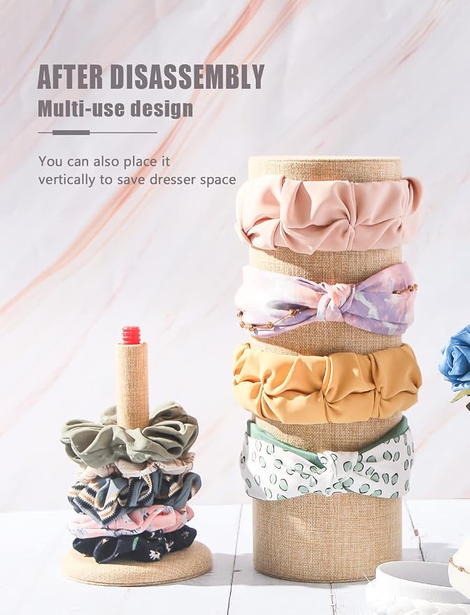 Coward T-Bar Beige Headband Holder Organizer, Hairband Display Stand, Hairband - Image 4