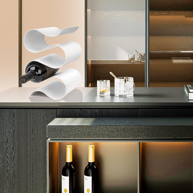 Wine Rack Countertop, Freestanding Creativity Modern Small Wine Holder - Image 7