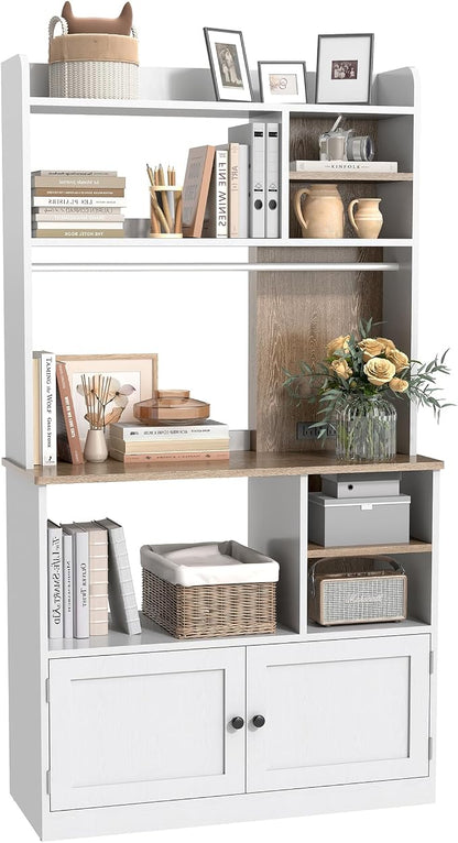 Book Shelf, 5-Tier Bookshelf, 71 inch Tall Bookcase - Image 5
