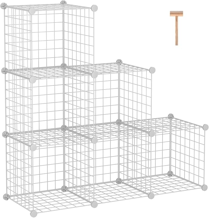 C&AHOME Wire Cube Storage, 6 by CAHOME
