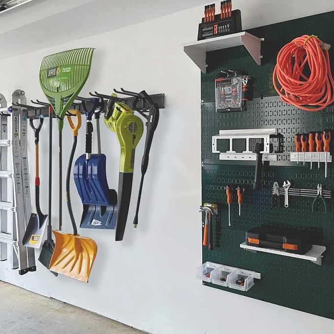 Wall Mount Tool Storage Rack, Garage Organization, Heavy Duty Garage Storage - Image 8