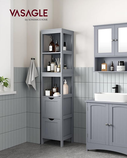 VASAGLE Storage Cabinet, Storage Organizer Rack Stand - Image 2