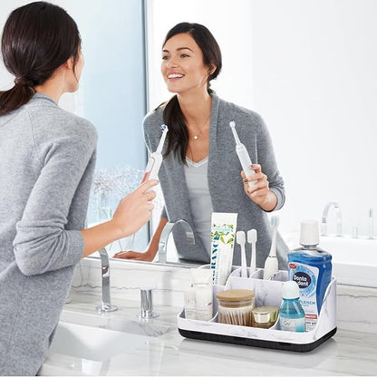 Marble Bathroom Countertop Organizer - Image 2