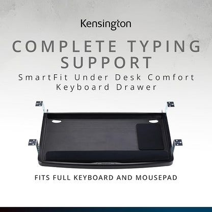 Kensington Keyboard Tray Under Desk, SmartFit Ergonomic Slide-Out Keyboard - Image 2