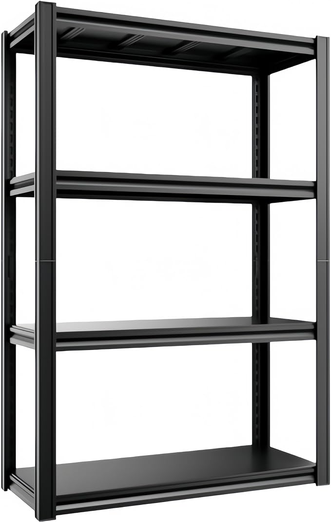 4-Tier 31.5" W x 15.8" D x 63" H Garage Shelving 2000LBS Storage Shelves Heavy by LIJIUHOME