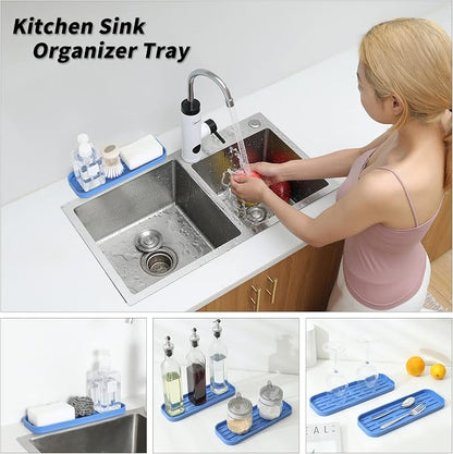 Silicone Kitchen Sink Organizer Tray - Image 3