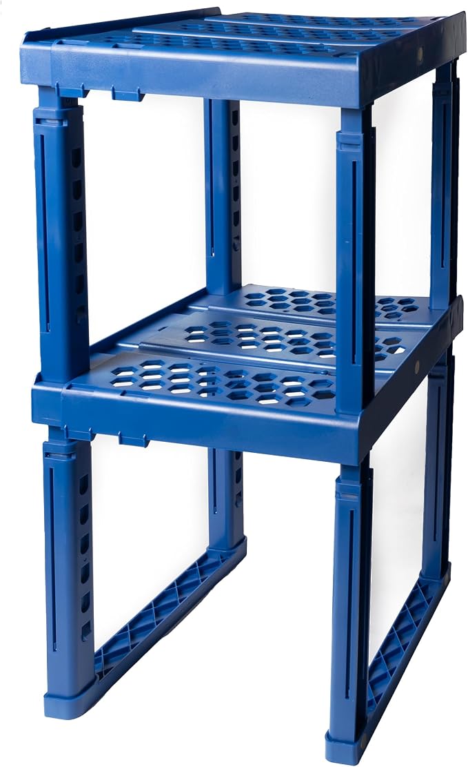 Locker Organizer Shelf， Adjustable Width and Height, Ideal Locker by Piffny