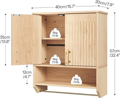 HOOBRO Narrow Bathroom Wall Cabinet - Image 3
