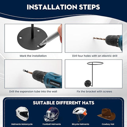 Helmet Holder Wall Mount - Image 6