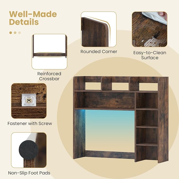 Tangkula Desktop Bookshelf - Image 9