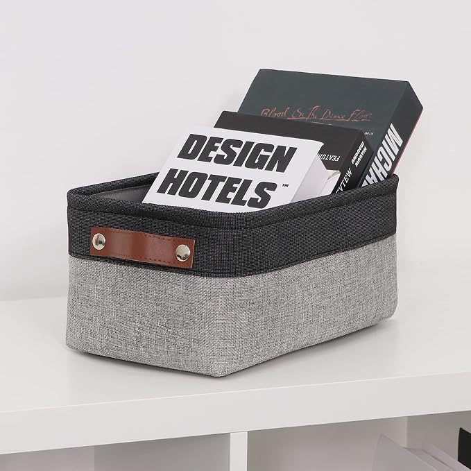 HNZIGE Small Storage Baskets Fabric BinsBaskets - Image 7