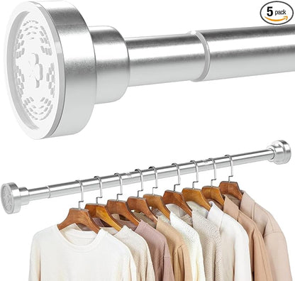 No Drilling Closet Rod, 27.5-94 Inches Hanging Closet Rod by SimpleSolutionsforCozyHome