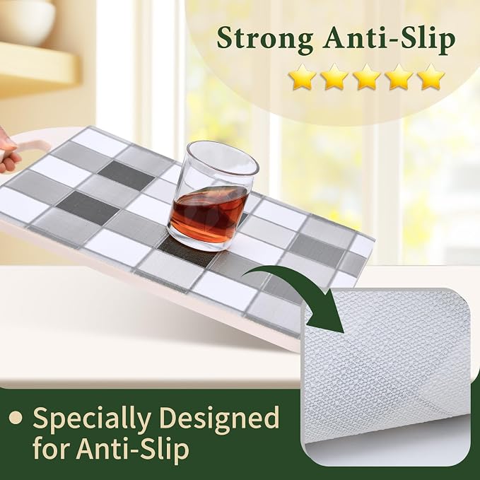 Drawer and Shelf Liner for Kitchen Cabinet: 23.6 in X 20 Ft Non Slip Waterproof - Image 5