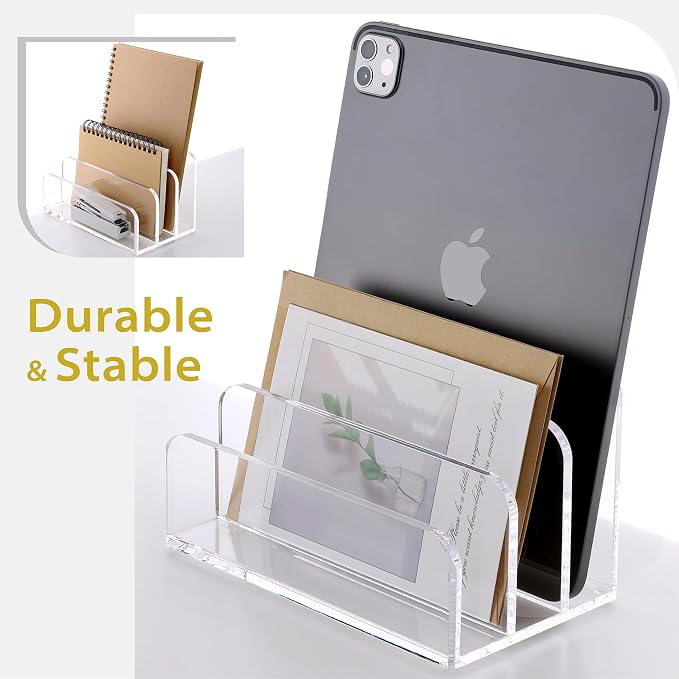 SANRUI Acrylic Mail File Organizer Sorters - Image 6
