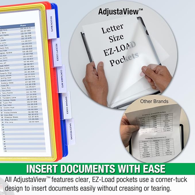 Ultimate Office AdjustaView 10-Pocket Desk Reference Organizer - Image 6