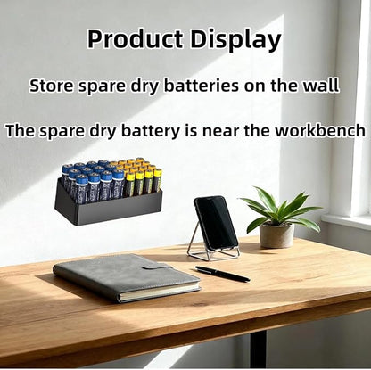 Wall Mounted Battery Storage Manager, Battery Storage Rack Suitable - Image 4