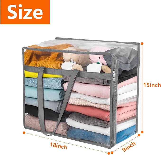 Budding Joy Clear Zippered Storage Bags - Image 2