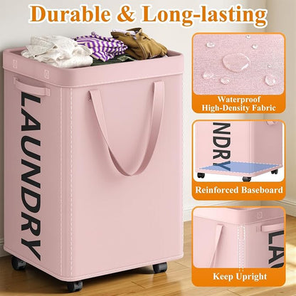 Optish Pink Laundry Basket - Image 6