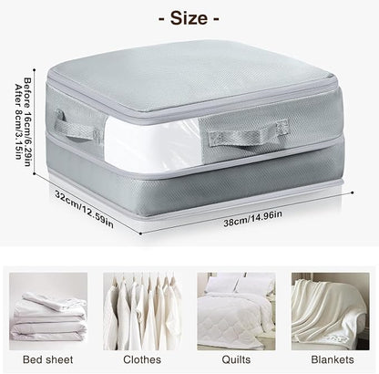 DIMJ Clothes Storage Bag 6 Pack, 19L Compression Storage Bags - Image 2