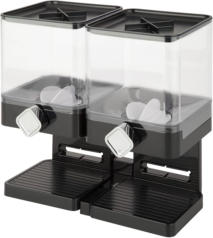Honey-Can-Do Zevro Compact Dry Food Dispenser, Dual Control - Image 3
