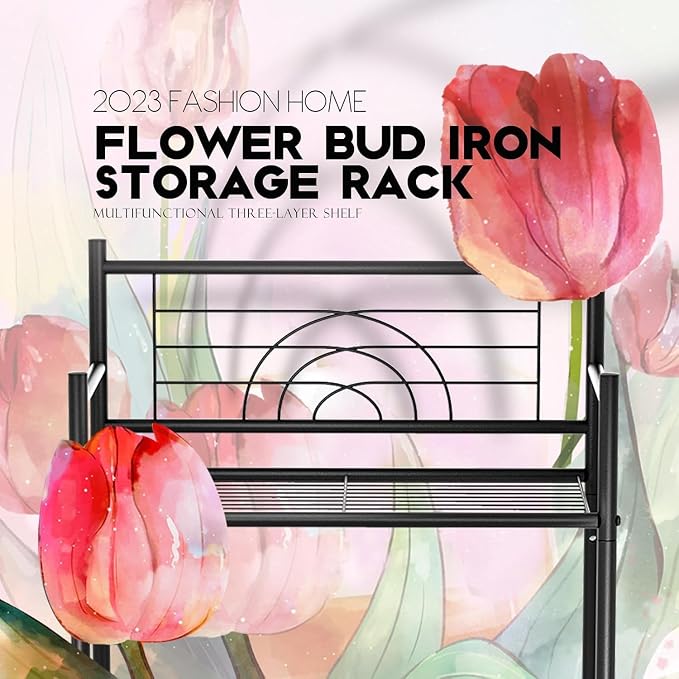 3-Tier Freestanding Bathroom Storage Shelf, Storage Shelves Organizer - Image 6