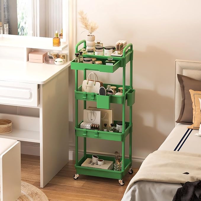 4 Tier Rolling Utility Cart - Image 9