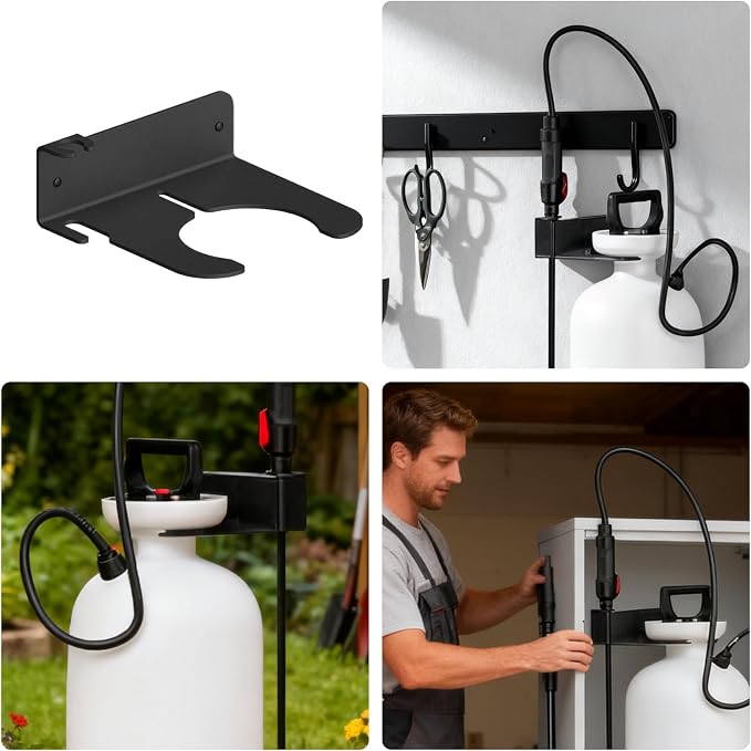 Spray Bottle Holder | Pump Sprayer Storage Shelf | Wall-Mounted Garden Tool - Image 4