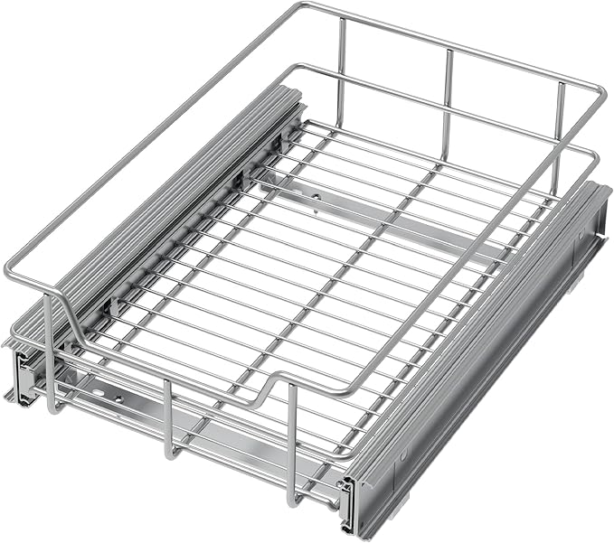 Pull Out Cabinet Organizer 9" W X 17" D, Slide Out Drawers by STORKING
