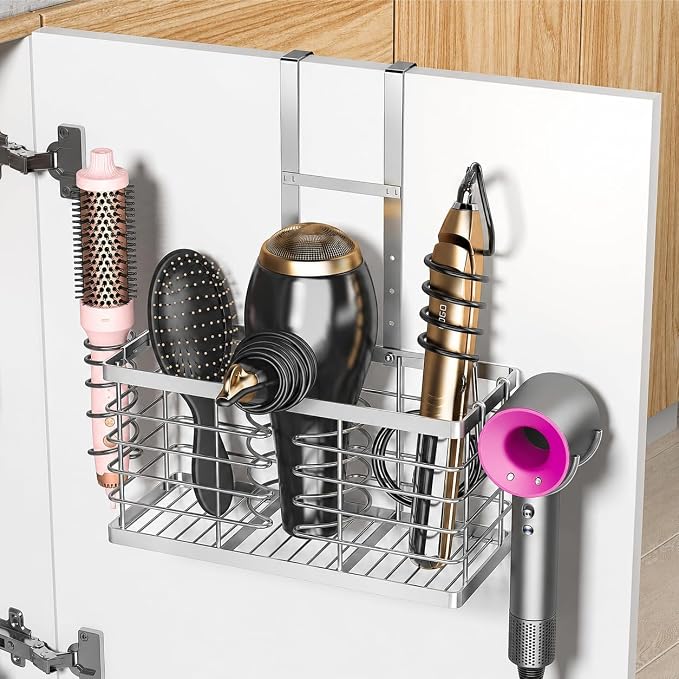 Sevenblue Hair Tool Organizer, 3-in-1 Universal Hair Dryer Holder, Adjustable by Sevenblue