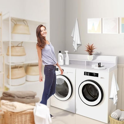 2-Tier Washer and Dryer Countertop Shelf, Laundry Room Storage & Organization - Image 6