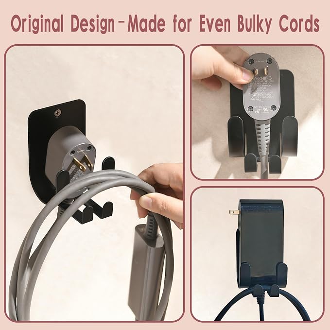 Dyson Airwrap Holder, Aluminum Curling Iron Holder Wall Mount - Image 4