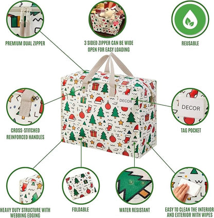 VENO 4 Pack Heavy Duty Moving Bags, Storage Bags, Packing Supplies, Top Zipper - Image 6