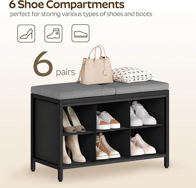 YATINEY Shoe Storage Bench - Image 7