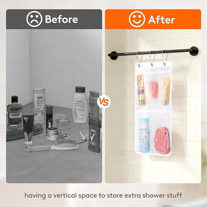 Lifewit Mesh Shower Caddy, 5 Pockets Hanging Shower Organizer - Image 7