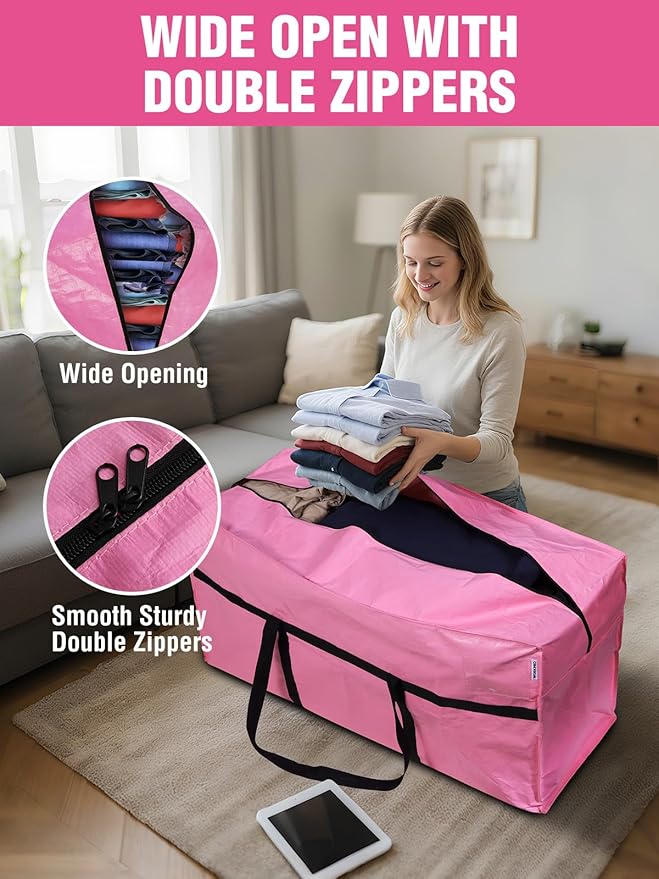 WORKPRO 1 Pack 66 Gallon Extra Large Moving Bag - Image 4