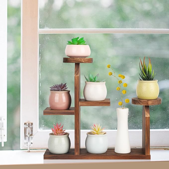 Wood Desktop Plant Stand - Image 7